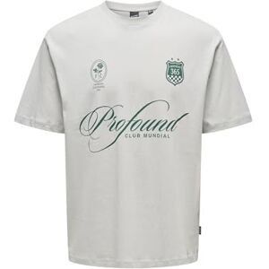 Only & Sons Onskeane RLX Ss Print Tee Noos, Mirage Gray, M Only & Sons Onskeane RLX Ss Print Tee Noos, Mirage Gray, M