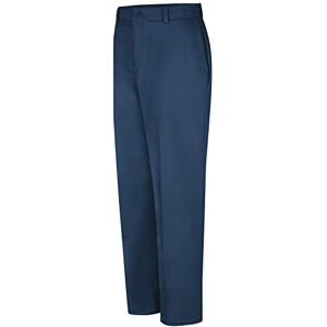 Red Kap Men's Wrinkle-Resistant Cotton Work Pant, Navy, 29x34 Red Kap Men's Wrinkle-Resistant Cotton Work Pant, Navy, 29x34