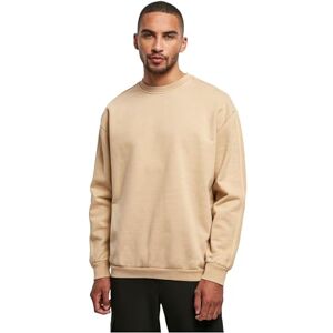 Urban Classics Men's Heavy Terry Garment Dye Crew sweatshirt, unionbeige, S, effen beige, S Urban Classics Men's Heavy Terry Garment Dye Crew sweatshirt, unionbeige, S, effen beige, S