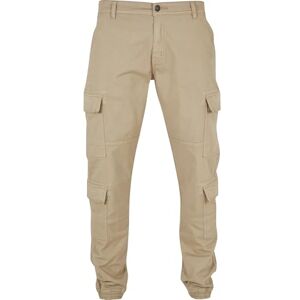 Urban Classics Herenbroek Double Cargo Twill Jogging Pants warm sand 38, warm zand, 38 Urban Classics Herenbroek Double Cargo Twill Jogging Pants warm sand 38, warm zand, 38