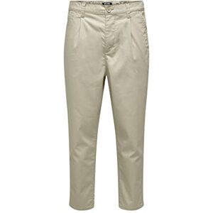 ONLY & SONS Beige Slim Fit Chino Broek - Broek ONLY & SONS Beige Slim Fit Chino Broek - Broek