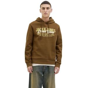 JACK & JONES Heren Jjelogo Sweat Hood 2 Col 25/26 Noos, Monks Robe, M JACK & JONES Heren Jjelogo Sweat Hood 2 Col 25/26 Noos, Monks Robe, M