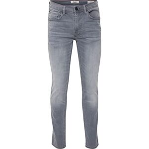 b BLEND Blend BHJet jeansbroek voor heren, met steekzakken, riemlussen, stretch, katoenmix, slim fit, grijs (denim grey 76205), 33W / 30L b BLEND Blend BHJet jeansbroek voor heren, met steekzakken, riemlussen, stretch, katoenmix, slim fit, grijs (denim grey 76205), 33W / 30L
