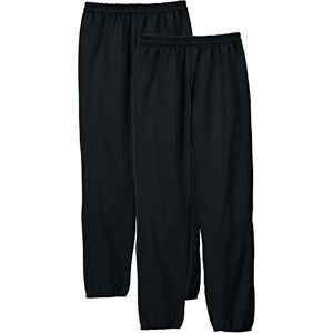 Hanes Men's EcoSmart Fleece Sweatpant, Black, XX-Large (Pack of 2) Hanes Men's EcoSmart Fleece Sweatpant, Black, XX-Large (Pack of 2)