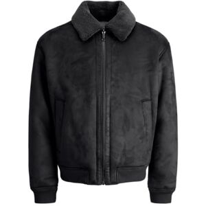 JACK & JONES Heren Jprccluke Bomber Jacket Sn, Black, xx_l, zwart, XXL JACK & JONES Heren Jprccluke Bomber Jacket Sn, Black, xx_l, zwart, XXL