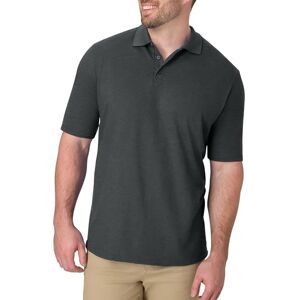 Hanes Men's Short Sleeve X-Temp W/FreshIQ Polo, Charcoal Heather, 4X-Large Hanes Men's Short Sleeve X-Temp W/FreshIQ Polo, Charcoal Heather, 4X-Large
