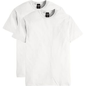 Hanes Heren Nano Premium Cotton T-Shirt (Pack van 2), wit, M Hanes Heren Nano Premium Cotton T-Shirt (Pack van 2), wit, M