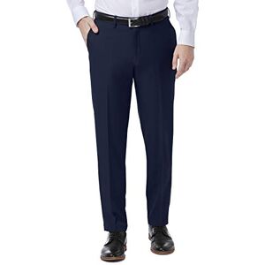 Haggar Premium Comfort Stretch Slim Fit Dress Panty onderbroek voor heren, blauw, 33W x 30L Haggar Premium Comfort Stretch Slim Fit Dress Panty onderbroek voor heren, blauw, 33W x 30L