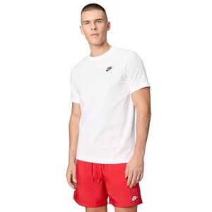 NIKE Club T-Shirt voor heren White/Black L NIKE Club T-Shirt voor heren White/Black L