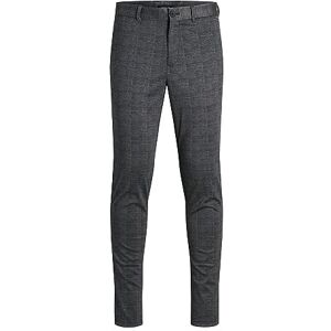 JACK & JONES Mannelijke chinobroek, slimfit, chinobroek, dark grey, 31W / 34L JACK & JONES Mannelijke chinobroek, slimfit, chinobroek, dark grey, 31W / 34L