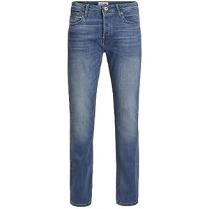 JACK & JONES Heren Slim Fit Jeans met rechte pijpen JJITIM JJORIGINAL AM 781 50SPS Slim Fit Jeans met rechte pijpen, denim/wit, 34W x 34L JACK & JONES Heren Slim Fit Jeans met rechte pijpen JJITIM JJORIGINAL AM 781 50SPS Slim Fit Jeans met rechte pijpen, denim/wit, 34W x 34L