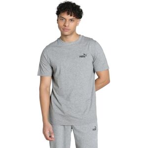 PUMA Essentials No. 1-logo T-shirt voor heren Small 3XL, Medium Gray Heather PUMA Essentials No. 1-logo T-shirt voor heren Small 3XL, Medium Gray Heather