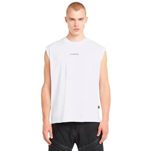 G-STAR Boxy Sl R T T-shirt voor heren, wit (White D26028-c336-110), M G-STAR Boxy Sl R T T-shirt voor heren, wit (White D26028-c336-110), M