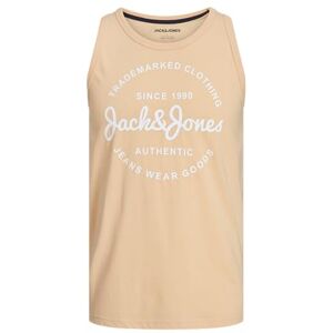 JACK & JONES JJFOREST tanktop SL, Apricot Ice/Detail: melange, XS