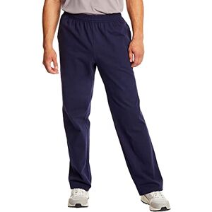 Hanes Essentials Sweatpants, Men’s Cotton Jersey Pants with Pockets, 33”, Navy, Large Hanes Essentials Sweatpants, Men’s Cotton Jersey Pants with Pockets, 33”, Navy, Large