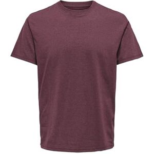 Only & Sons Onsmax Life Ss Stitch Tee Noos, Port Royale, S Only & Sons Onsmax Life Ss Stitch Tee Noos, Port Royale, S