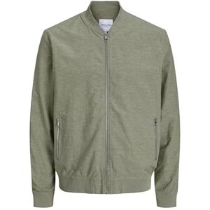 JACK & JONES JJESUMMER Linen Bomber SN bomberjack, Deep Lichen Green/Detail: Melange, XS, Deep Lichtgroen/detail: melange, XS JACK & JONES JJESUMMER Linen Bomber SN bomberjack, Deep Lichen Green/Detail: Melange, XS, Deep Lichtgroen/detail: melange, XS