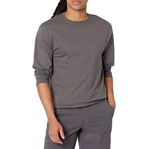 Hanes Beefy-T-shirt met lange mouwen voor heren, 2 stuks, met lange mouwen, 2 stuks, 2 stuks, Rook Grijs, L Hanes Beefy-T-shirt met lange mouwen voor heren, 2 stuks, met lange mouwen, 2 stuks, 2 stuks, Rook Grijs, L