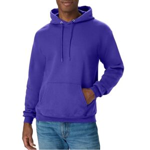 Hanes Heren EcoSmart Hoodie, Midweight Fleece, Pullover Hooded Sweatshirt, Paars, S Hanes Heren EcoSmart Hoodie, Midweight Fleece, Pullover Hooded Sweatshirt, Paars, S