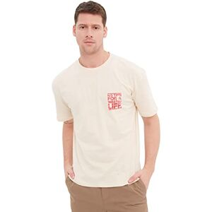 TRENDYOL MAN M Grijze T-Shirt - Basic TRENDYOL MAN M Grijze T-Shirt - Basic