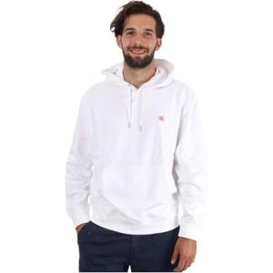 Calvin Jeans Heren 400GSM TERRY BADGE HOODIE LV04RC274G Sweatshirts, Wit (Helder Wit), XL, Wit (helder wit), XL Calvin Jeans Heren 400GSM TERRY BADGE HOODIE LV04RC274G Sweatshirts, Wit (Helder Wit), XL, Wit (helder wit), XL