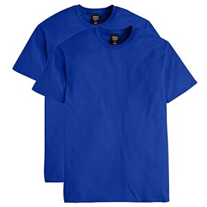 Hanes Heren Nano Premium Cotton T-Shirt (Pack van 2), Deep Royal., S Hanes Heren Nano Premium Cotton T-Shirt (Pack van 2), Deep Royal., S