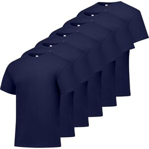 Hanes Essentials T-shirt voor heren, ronde hals, katoenen T-shirts voor heren, Navy 6 Pack, 3XL Hanes Essentials T-shirt voor heren, ronde hals, katoenen T-shirts voor heren, Navy 6 Pack, 3XL