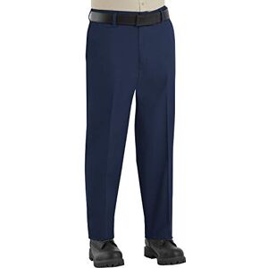 Red Kap Men's Elastic Insert Work Pant, Navy, 36W x 32L Red Kap Men's Elastic Insert Work Pant, Navy, 36W x 32L