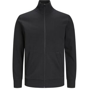 JACK & JONES Jjepaulos Sweat Zip Noos Sweatjack voor heren, Zwart, S JACK & JONES Jjepaulos Sweat Zip Noos Sweatjack voor heren, Zwart, S