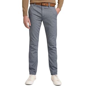 Tom Tailor Denim Mannen Gestructureerde Straight Chino 1016072, 21439 Two Colored Navy Design, 30W / 30L Tom Tailor Denim Mannen Gestructureerde Straight Chino 1016072, 21439 Two Colored Navy Design, 30W / 30L
