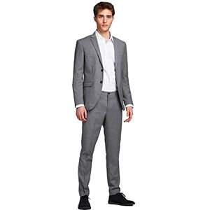 JACK & JONES Jprfranco Suit Noos pak voor heren, Lichtgrijs gemêleerd/pasvorm: super slim fit, 46 JACK & JONES Jprfranco Suit Noos pak voor heren, Lichtgrijs gemêleerd/pasvorm: super slim fit, 46