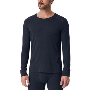 Schiesser Heren lange mouwen comfort fit basislaag shirt, Nachtblauw 183141, 4 Schiesser Heren lange mouwen comfort fit basislaag shirt, Nachtblauw 183141, 4