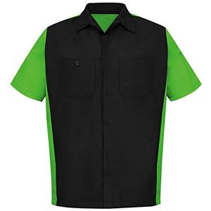 Red Kap Heren T-Shirt, Zwart/Lime, XL Red Kap Heren T-Shirt, Zwart/Lime, XL