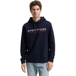 TOM TAILOR Sweatshirt voor heren, 10668 Sky Captain Blue, S TOM TAILOR Sweatshirt voor heren, 10668 Sky Captain Blue, S