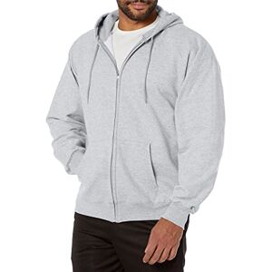 Hanes Ultimate Cotton® Hoodie voor volwassenen met volledige rits, Licht staal, L Hanes Ultimate Cotton® Hoodie voor volwassenen met volledige rits, Licht staal, L