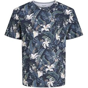 JACK & JONES JJEBRYAN AOP Tee S/S O-Neck NOOS, sky captain, S JACK & JONES JJEBRYAN AOP Tee S/S O-Neck NOOS, sky captain, S