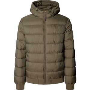 Pepe Jeans Puffer Hood Jacket Herenjas, groen (Military Green), L, legergroen, L Pepe Jeans Puffer Hood Jacket Herenjas, groen (Military Green), L, legergroen, L