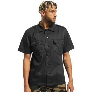 Brandit Legerhemd met kort mouw Shirt met korte mouwen zwart 7XL 80% polyester, 20% wol Basics Brandit Legerhemd met kort mouw Shirt met korte mouwen zwart 7XL 80% polyester, 20% wol Basics