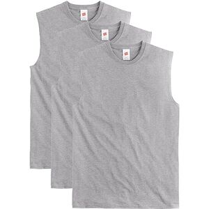 Hanes Heren T-shirt (verpakking van 3 stuks), Oxford-grijs, S Hanes Heren T-shirt (verpakking van 3 stuks), Oxford-grijs, S