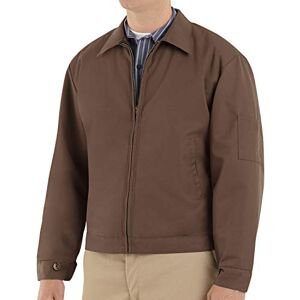 Red Kap Heren Slash Pocket Jacket, Bruin, L Red Kap Heren Slash Pocket Jacket, Bruin, L