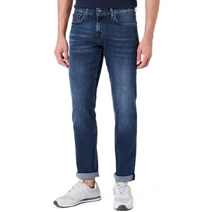 7 For All Mankind Slimmy Dark Blue Jeans voor heren, Donkerblauw, 32W 7 For All Mankind Slimmy Dark Blue Jeans voor heren, Donkerblauw, 32W