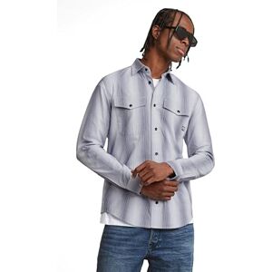 G-STAR RAW marine slim overhemd, meerdere kleuren (Imperial Blue Shadow Stripe D24963-d744-g711), L G-STAR RAW marine slim overhemd, meerdere kleuren (Imperial Blue Shadow Stripe D24963-d744-g711), L