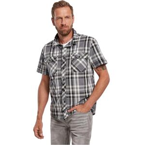 Brandit Roadstar Shirt met korte mouwen zwart-antraciet 3XL 100% katoen Basics Brandit Roadstar Shirt met korte mouwen zwart-antraciet 3XL 100% katoen Basics