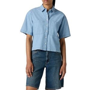 Levi's Harlie Ss Cropped Shirt Brass Organ, messing orgel, XL Levi's Harlie Ss Cropped Shirt Brass Organ, messing orgel, XL