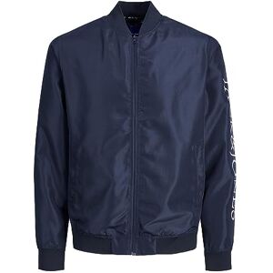 JACK & JONES Jorpalma bomberjack voor heren, marineblauw blazer/detail: mouw print, M, Navy Blazer/Detail: mouwprint, M JACK & JONES Jorpalma bomberjack voor heren, marineblauw blazer/detail: mouw print, M, Navy Blazer/Detail: mouwprint, M