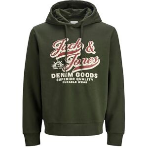 JACK & JONES Heren Jjelogo Sweat Hood 2 Col 25/26 Noos, duffeltas, XL JACK & JONES Heren Jjelogo Sweat Hood 2 Col 25/26 Noos, duffeltas, XL