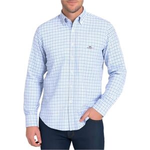 GANT REG Classic POPLIN Micro Check, blauw, XL GANT REG Classic POPLIN Micro Check, blauw, XL