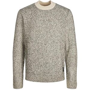 JACK & JONES Gebreide trui met ronde hals, gemêleerd, gebreide trui met ronde hals, Peyote, S JACK & JONES Gebreide trui met ronde hals, gemêleerd, gebreide trui met ronde hals, Peyote, S