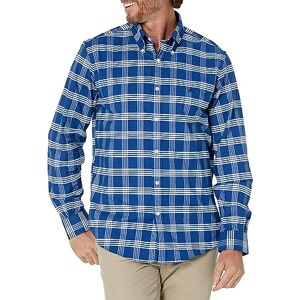 Brooks Brothers Heren strijkvrij sportshirt met lange mouwen en knoopsluiting, Helder Blauw/Wit, S Brooks Brothers Heren strijkvrij sportshirt met lange mouwen en knoopsluiting, Helder Blauw/Wit, S