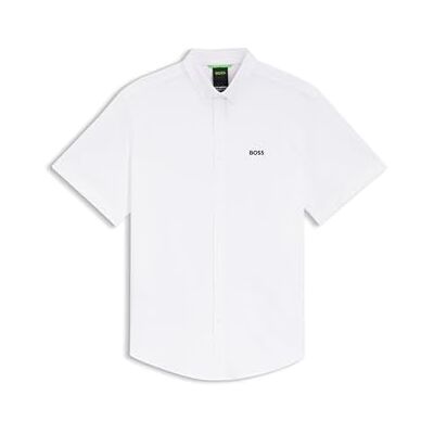 Boss Herenshirt, wit 100, XXL Boss Herenshirt, wit 100, XXL